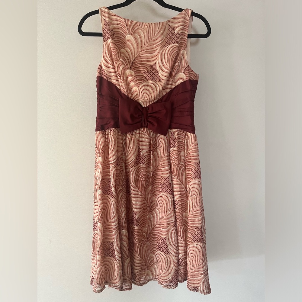NWT Nanette LePore silk Painted Plume dress size 6